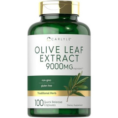 Olive Leaf Extract Capsules | 9000Mg | 100 Count | Non-Gmo, Gluten Free | High P