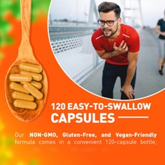 Curcumin Capsules – Supports Bone, Joint and Heart Health, 30/60/120 Capsules