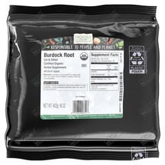 Organic Cut & Sifted Burdock Root, 16 oz (453 g)