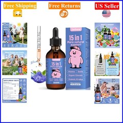 Kids & Adults Parasite & Candida Cleanse Liquid Detox 2oz, Berry Flavor