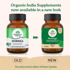 Organic India Moringa 60 Cap Support Energy Levels, Immunity, Stamina & Vitality