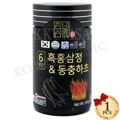KOREA NO.1 Korean 6 Year Black Ginseng & Silkworm Mushroom Sap 240g x 1EA NEW