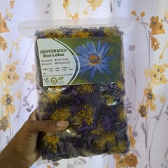 Blue Lotus Flower Organic Ceylon Nymphaea Caerulea All Natural Thai Herbal Drink