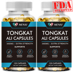 2Packs Testosterone Booster for Men Boost Strength Stamina Muscle Mass Sex Drive
