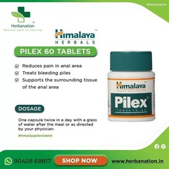 Himalaya Pilex Tablets Ayurvedic Herbal Wellness 60 Tabs Pack of 15 Exp Jul 2028