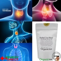 Natural Herbal Thyroid Remedy – 23 Herbs Tea Thyroid Gland Health Supplement