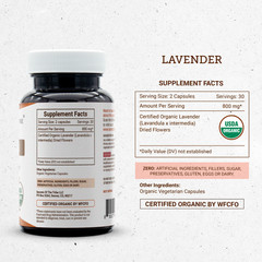 Secrets Of The Tribe Lavender Capsules, 400 mg