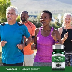 Aronia Berry 1000mg | 100 Capsules | Chokeberry Extract | by Piping Rock