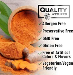 Turmeric Curcumin with Bioperine 2600mg High Absorption Triple Strength Capsules