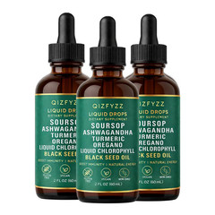 Qizfyzz 10-In-1 Soursop Bitters Herbal Drops with Nori, Moringa, Turmeric, Orega