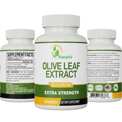 Olive Leaf Extract – 50% Oleuropein Immune Support Supplement – 120 Capsules …