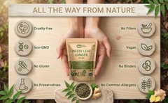 Neem Ginger Tea – 8 oz (2 Pack) – Caffeine-Free – Immunity & Digestive