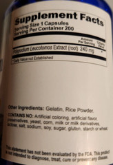 Polypodium Leucotomos Extract 240mg 5X200 Capsules by Vitamins Because