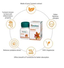 Himalaya Haridra 60 Tablets | Herbal Skin Wellness |Buy 2 Get 1 Free | Free Ship