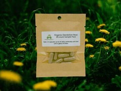 Organic Dandelion Root (Taraxacum officinale) 500mg vegetarian capsules, no
