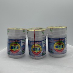 Traditional White Thai Herbal Inhalant 25G /Pieces. Pack3.