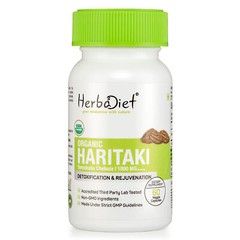 Organic Haritaki Capsules Terminalia Chebula Harad Harde Liver Detox Supplement