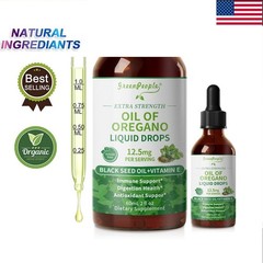 Organics Oregano Oil Liquid Drops,Oil Of Oregano with Black Seed Oil