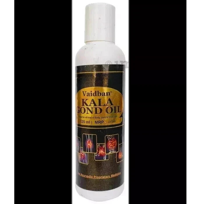 Vaidban Kala Gond Oil ( Gond Siyah ) indian gum 120 ml Free Ship