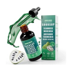 Vyxion Soursop Seamoss Moringa Oregano Turmeric Black Seed Oil – Liquid Drops