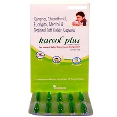 Karvol Plus (60 Capsules) Clears Blocked Nose & Relieves Local Irritation Cold