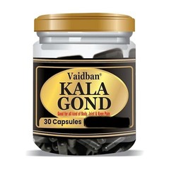 Vaidban Kala Gond 30 CAPS ( kal niryas ) Gond free shipping usps