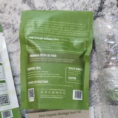 Minted Moringa Herbal Tea Seeds Oil Bundle Organic Moringa Spearmint Unisex