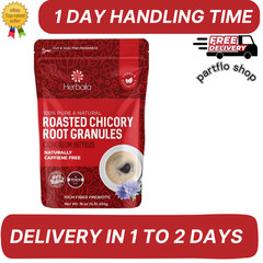 Chicory Root Roasted Granules, 1 Pound, Chicory Coffee (Inulin, Prebiotic Dietar