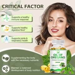 120 Oregano Oil 4000mg Softgels Capsules Contains Carvacrol Immue Support Caps