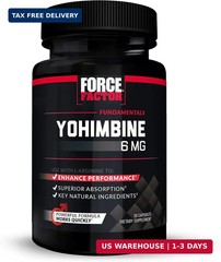 Yohimbine Supplement for Men, Yohimbe Bark Extract with Superior Absorption FAST