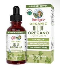 Mary Ruth’s Oil Of Oregano Liquid Drops Potent Organic Immune Defense 1oz