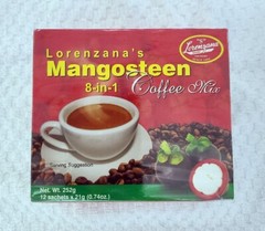 LORENZANA Mangosteen 8-in-1 COFFEE, 252 grams 12 sachets