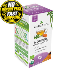 Miracle Tree – Organic Moringa Superfood Tea, 25 25 Count (Pack of 1)