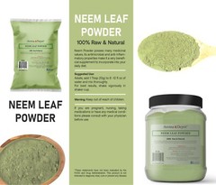 Neem Powder Dried Leaf 100% Pure & Natural Raw Vegan (Azadirachta indica)