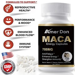Maca Supplements Desire, Sexual Health, Enhance Stamina & Sex Drive 120 Capsules