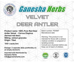 VELVET DEER ANTLER EXTRACT 180 CAPSULES 🦌 WORLD’S BEST