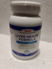 GNC Liver Health Formula 90 Caps 30-day Supply Cleanse Detox Antioxidant 11/2026