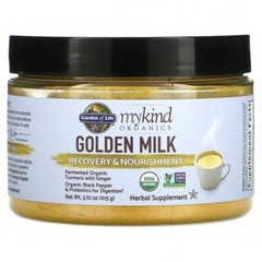 Garden of Life – MyKind Organics – Golden Milk 105g, for Recovery & Nourishment