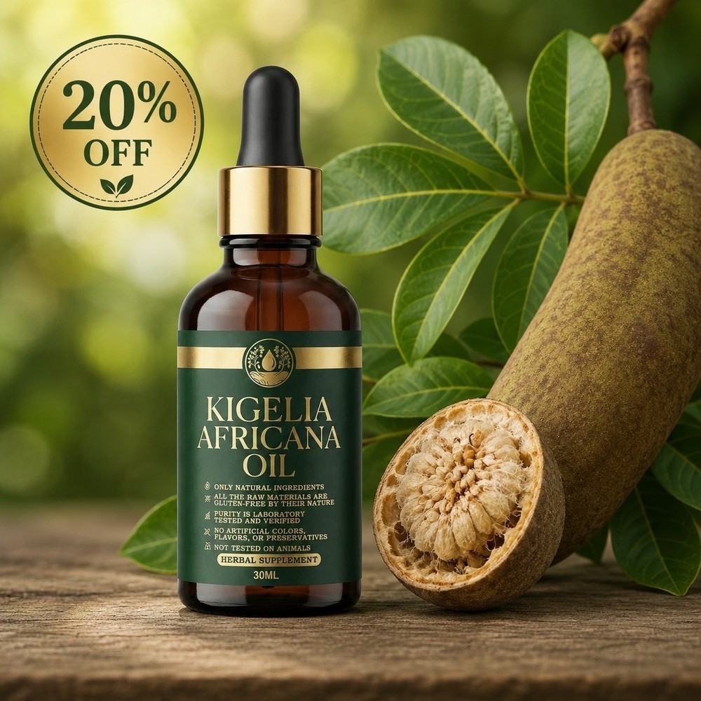 ORIGINAL KIGELIA AFRICANA Oil – Pure Organic Formula – 30ml