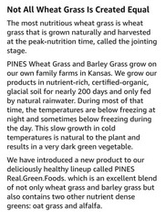 Pines Organic Wheat Grass Powder, 24 oz. 194 Servings. FREE SHIPPING!