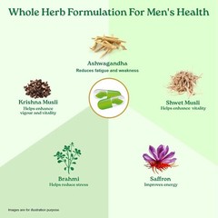 Organic India OH Boy 30 Veg Capsules Ayurvedic Men Vitality Herbal 3 Pack