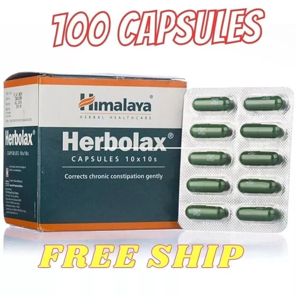 Himalaya Herbolax 100 Capsules | Natural Digestive Support | Exp 01/2029 |