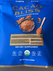 Earth Echo Cacao Bliss – Ceremonial Grade Organic Raw Cacao Powder with MCT Oil