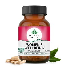 Organic India Women Well-Being 60 Capsules Boosts Reproductive Health Herbal