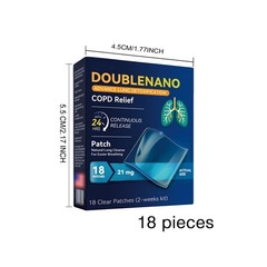 18PCS DoubleNano Advanced Lung Detoxification Plaster，Ourlyard Double Nano