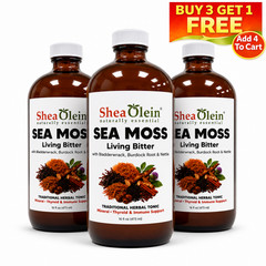 16 oz Sea Moss Bladderwrack Living Bitters Herbal Blend Liquid by Shea Olein
