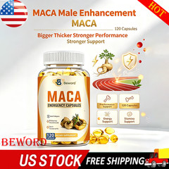 MACA Male Enhancement Bigger Thicker Stronger Sex Pills Boost for man 120 Caps
