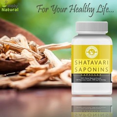 Holy Natural Shatavari Saponins Capsules, 120 Capsules E205