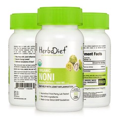 Organic Noni Fruit Capsules POWERFUL Morinda Citrifolia Weight Loss Energy Boost