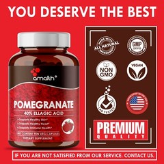 Pomegranate Extract Punica Granatum 500mg Capsules – 90 Pills – immunity